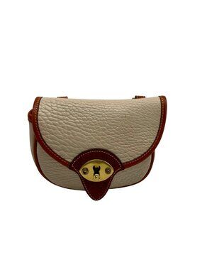 Dooney & Bourke Beige All-Weather Leather Calvery Mini Crossbody Bag